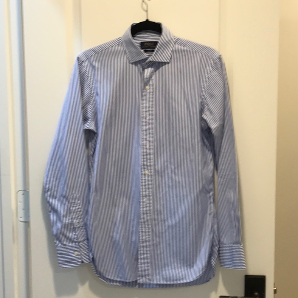 Polo Ralph Lauren Navy/White Striped Dress shirt